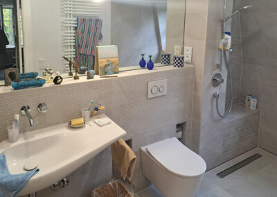 Gut geplanter Bad Neubau