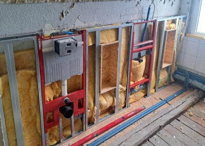 Unterputz Installation Badezimmer